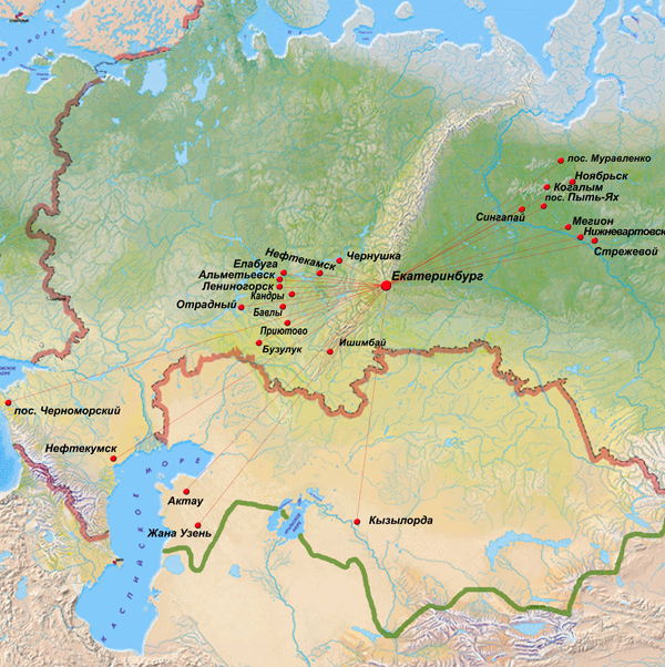Карта внедрения оборудования